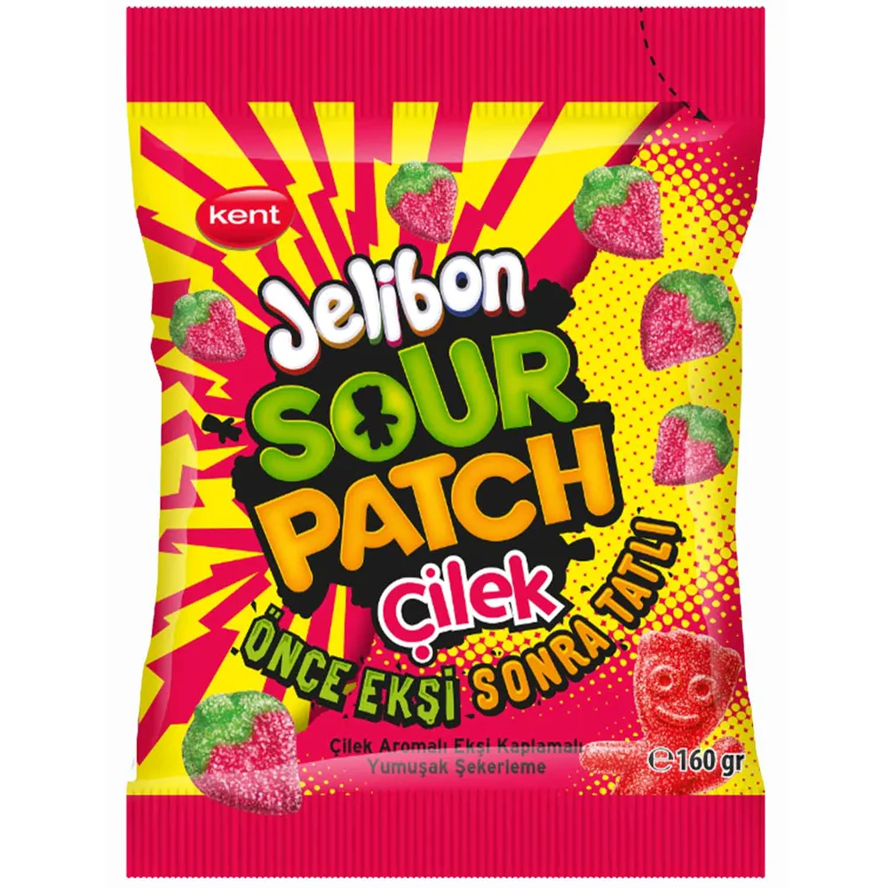 10x Sour Patch Cilek (Erdbeere) 160g