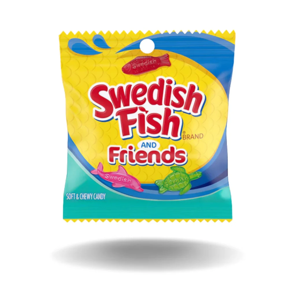 12x Swedish Fish & Friends (Bag) 101g
