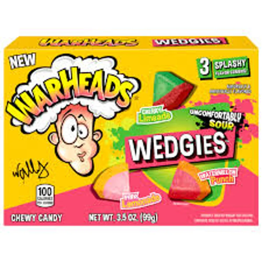 12x Warheads Wedgies Theatre Box 99g