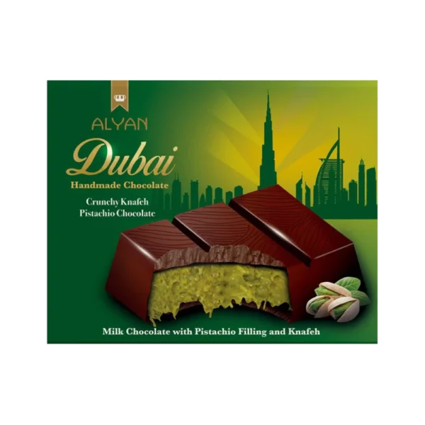 12x Alyan Dubai Schokolade 100g
