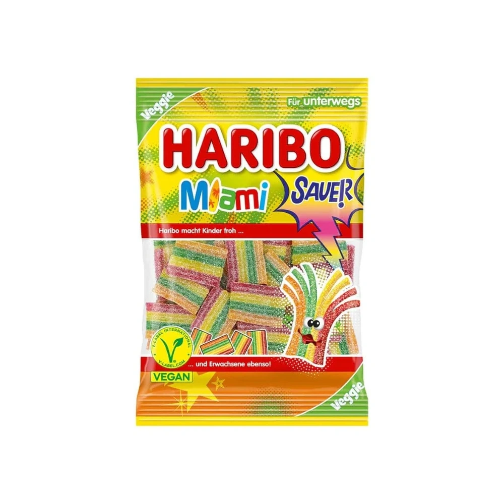 Haribo Miami Sauer 85g. 22St.