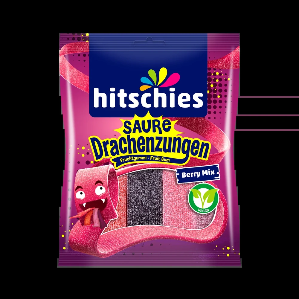 Hitschies Saure Drachenzungen Berry Mix 125g. 20St.