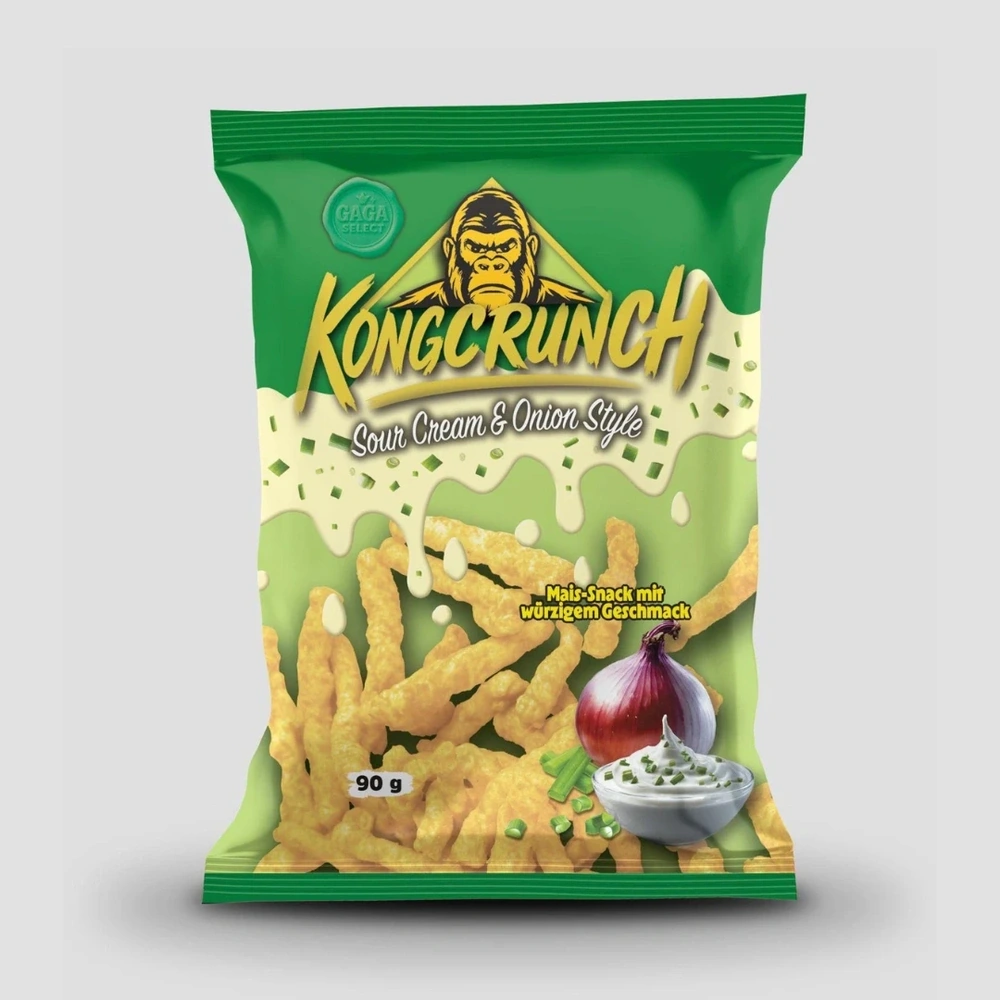 Kongcrunch Sour Cream Onion 90g 18St.