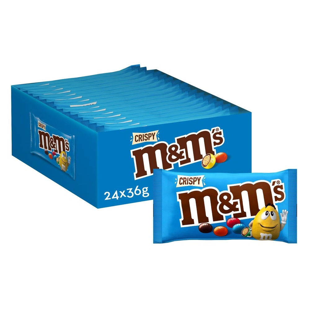 M&M Crispy (Blau) 36g. 24St.